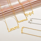 Stainless Steel Hebrew Name Necklace Choker Pendant