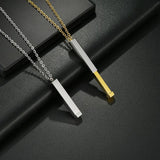 Custom Double Layer Name Necklace, Stainless Steel Women's Jewelry