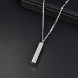 Custom Double Layer Name Necklace, Stainless Steel Women's Jewelry