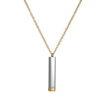 Custom Double Layer Name Necklace, Stainless Steel Women's Jewelry