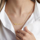 Personalized Handwriting Name Necklace for Mom