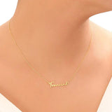 Personalized Handwriting Name Necklace for Mom