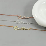 Personalized Handwriting Name Necklace for Mom