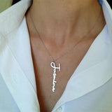 Personalized Signature Name Choker Necklace