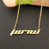 Personalized Letter Necklace Boho Jewelry Choker Bridesmaids Gift