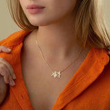 Custom Hanja Necklace Stainless Steel Name Necklaces for Women Men