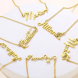 Personalized Name Necklaces Butterfly Heart Pendant Jewelry
