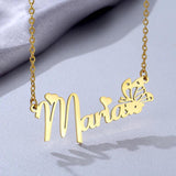 Personalized Name Necklaces Butterfly Heart Pendant Jewelry
