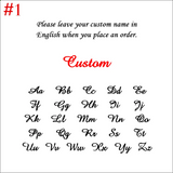 Personalized Name Necklace Stainless Steel Cursive Font Choker