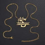 TREEBUD CAPITAL FLOWER PENDANT NECKLACE