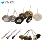 10Pcs Wire Wheel Brushes Kit Metal Rust Removing Steel Wire Wheel Brushes Kit