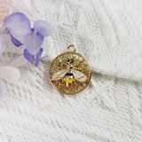 10pcs Bee Metal Enamel Charms Earring Pendants DIY Jewelry Making Craft