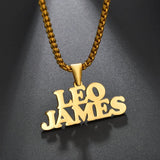 Name Personalized Jewelry Stainless Steel Pendant Necklaces