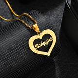 Name Personalized Jewelry Stainless Steel Pendant Necklaces