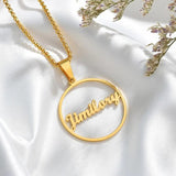Name Personalized Jewelry Stainless Steel Pendant Necklaces
