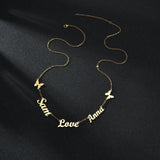 Personalized Name Stainless Steel Cross Necklace