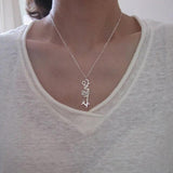 Personalized Name Necklace Cross Charm Jewelry