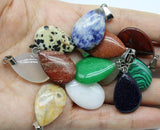 Green Aventurine Water Drops Pendant for DIY Jewelry Making