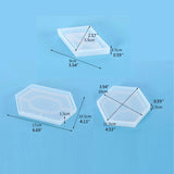 Coaster Tray Resin Casting Mold Removable Jewelry Tray Mold Epoxy Resin Molds