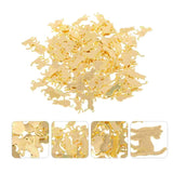 120 Pcs Cat Nail Charms Gems DIY Nail Craft Supplies
