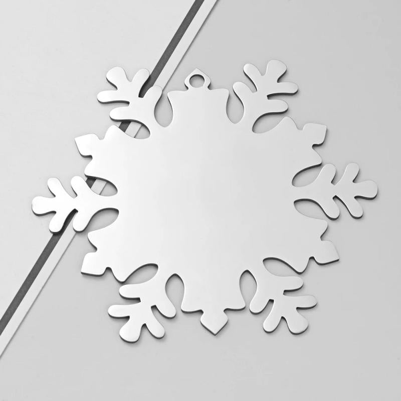 3pcs Stainless Steel Polished Pendants Christmas Tree Decoration