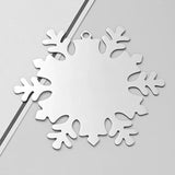 3pcs Stainless Steel Polished Pendants Christmas Tree Decoration