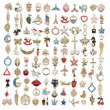 50Pcs Cute Cat Enamel Jewelry for Women