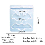 Halloween Ghost BAT Cross Epoxy Resin Mold DIY Ornaments Silicone Mold