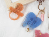UV Epoxy Resin Feet Love Pendant Silicone Mold