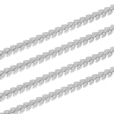 Men's Stainless Steel Cuban Link V-Shape Arrow Chain Necklace
