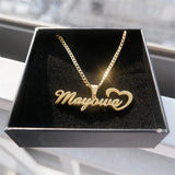 Personalized Stainless Steel Box Chain Name Necklace for Women