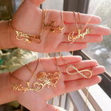 Personalized Stainless Steel Box Chain Name Necklace for Women