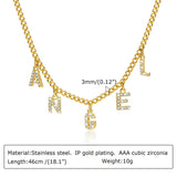 Personalized Name Necklace,Initial Letter Pendant, Gift for Mom Wife Girlfriend