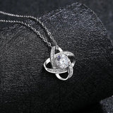 Love Knot Necklace For Daughter From Dad Mom