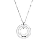 Cazador Personalized Couple Necklace Engraved Names Pendant Stainless Steel