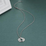 Cazador Personalized Couple Necklace Engraved Names Pendant Stainless Steel