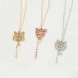 Animal O-Chain Necklace Letter Stainless Steel Personalized Necklace