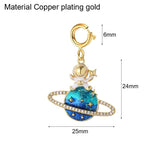 Heart Clouds Zircon Pendant Necklace DIY Charms