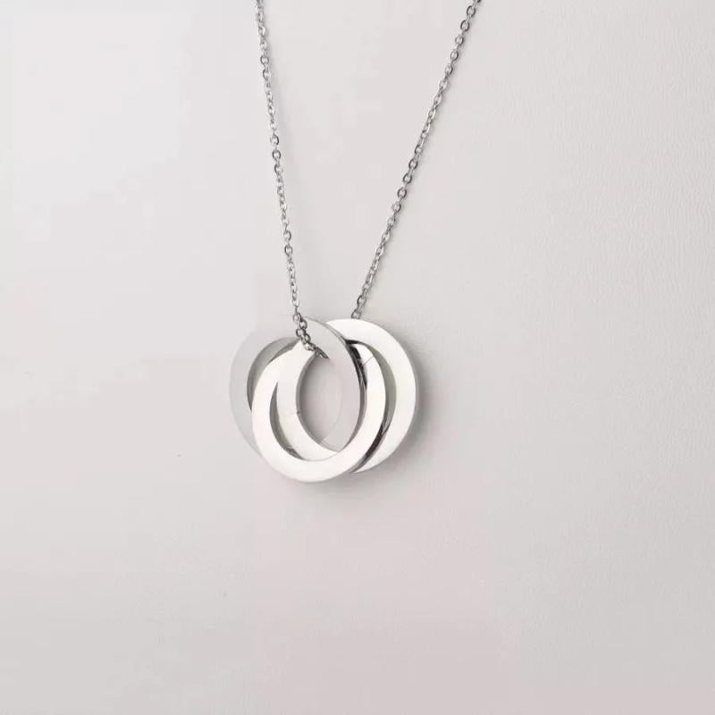 Personalized Family Name Necklace Stainless Steel Pendant