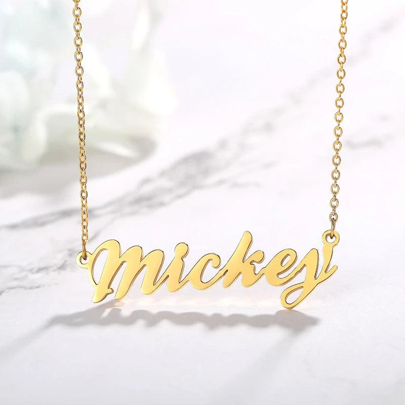 Personalized Name Necklace Signature Necklace Jewelry Women