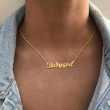 Personalized Name Necklace Signature Necklace Jewelry Women