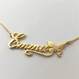 Emma Stainless Steel Personalized Necklace for Mom Birthday