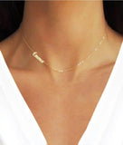 Emma Stainless Steel Personalized Necklace for Mom Birthday
