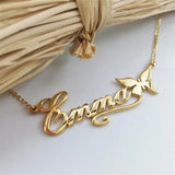Emma Stainless Steel Personalized Necklace for Mom Birthday