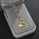 Butterfly Personalized Charm Necklace