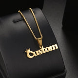 Uzone Name Pendant Necklace Personalized Jewelry Gift