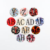 Tortoise Shell Acrylic Earring Charms, Circle Coin Pendants, Jewelry Findings