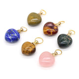Stone Perfume Bottle Pendants Crystal Charms for DIY Jewelry Making