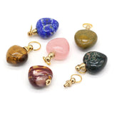 Stone Perfume Bottle Pendants Crystal Charms for DIY Jewelry Making