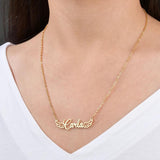 Personalized Name Wing Necklaces Butterfly Pendant